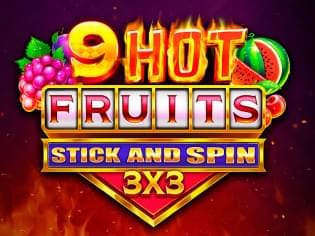 9 Hot Fruits Stick and Spin 3x3 game icon